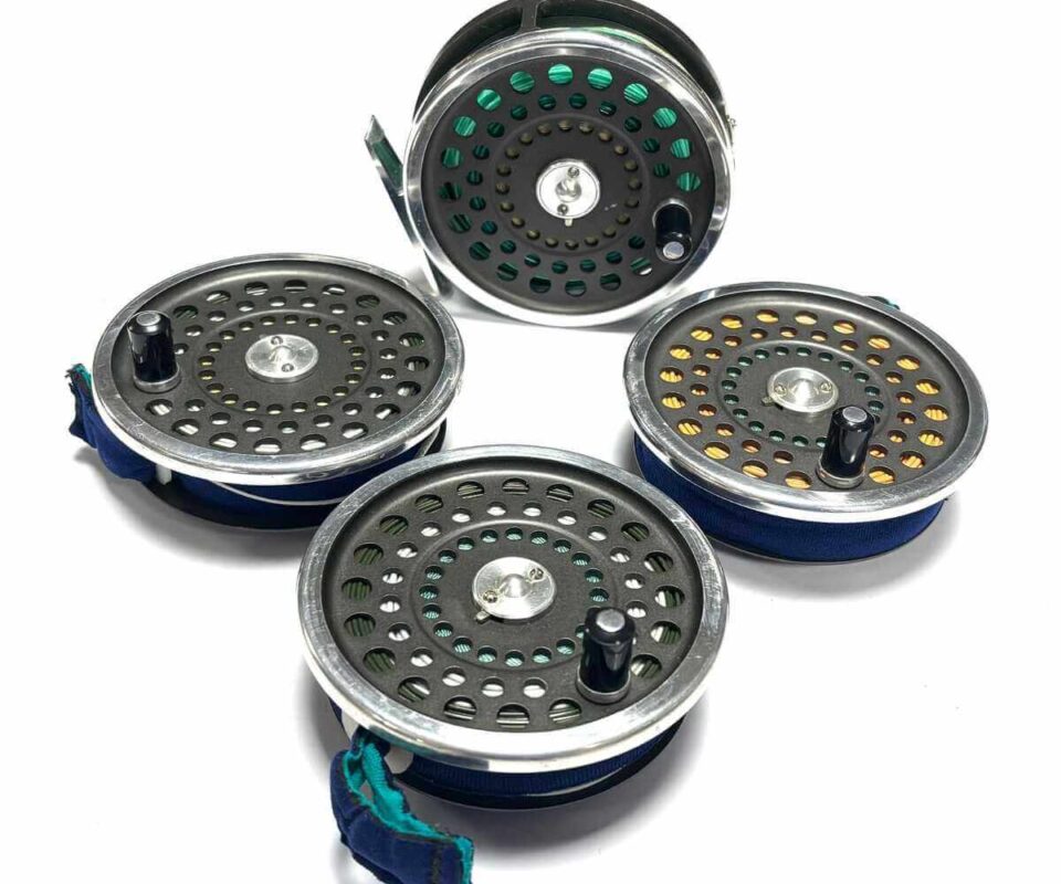   Hardy Marquis 8/9 Classic Alloy Fly Fishing Reel With 3 Spare Spools & Line