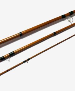  Hardy The General Rod 12′ 3 Piece Float Rod Whole & Split Cane Green Whipped Rare