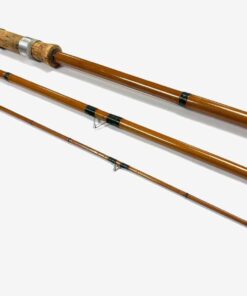   Hardy The General Rod 12′ 3 Piece Float Rod Whole & Split Cane Green Whipped Rare