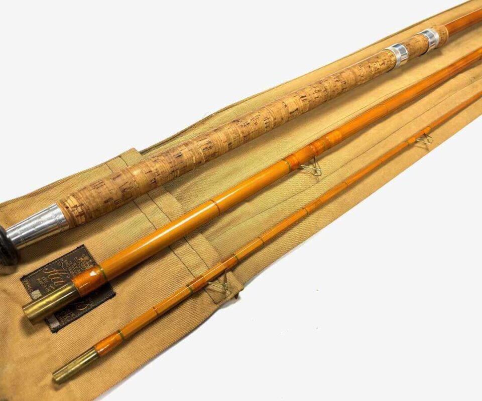   Hardy The Connoisseur 12' Whole & Splitcane Float Rod Rare