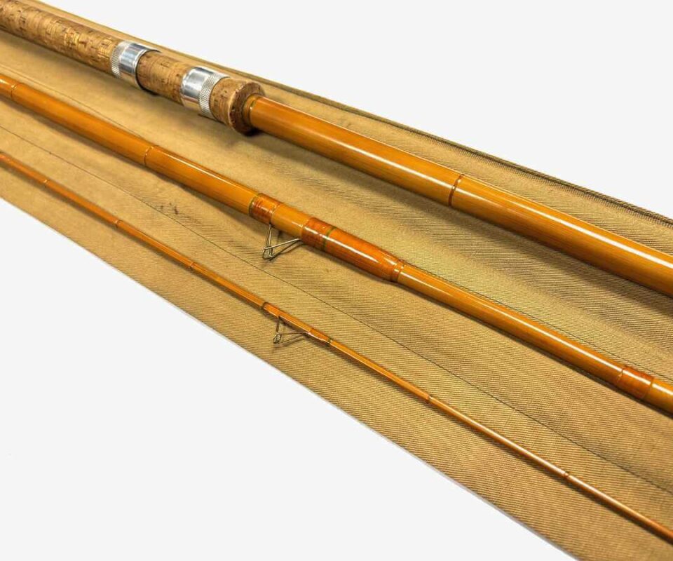   Hardy The Connoisseur 12' Whole & Splitcane Float Rod Rare