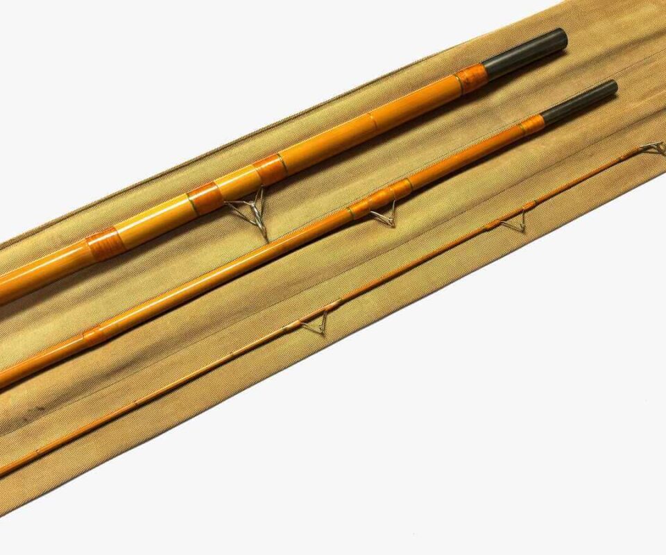   Hardy The Connoisseur 12' Whole & Splitcane Float Rod Rare