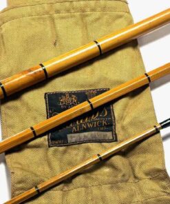   Hardy FWK Wallis Avon 11′ Whole Cane Split Cane With Hardy Dark Green Wraps Bag RARE