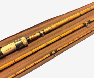   Hardy No 1 Wallis Avon Rod 11' Whole & Split Cane Dark Green Wraps EX RARE