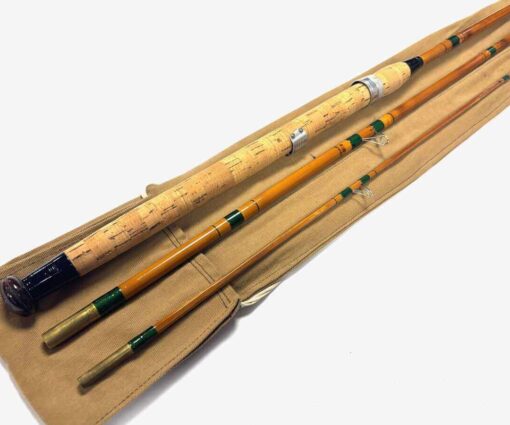   Hardy FWK Wallis No 1 All Rounder Cane Rod Split Cane Butt 3 Piece With Bag - Tip Short