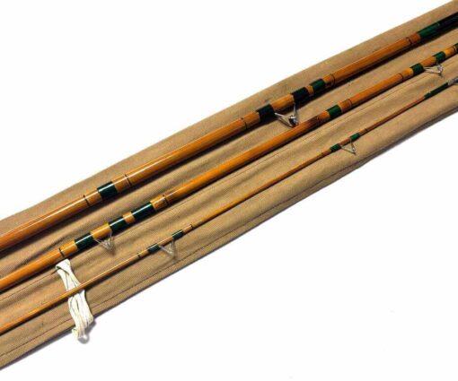   Hardy FWK Wallis No 1 All Rounder Cane Rod Split Cane Butt 3 Piece With Bag - Tip Short