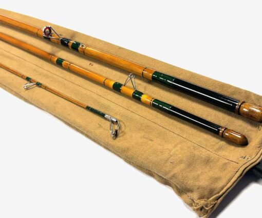  Hardy FWK Wallis No 1 All Rounder Cane Rod Split Cane Butt 3 Piece With Bag - Tip Short