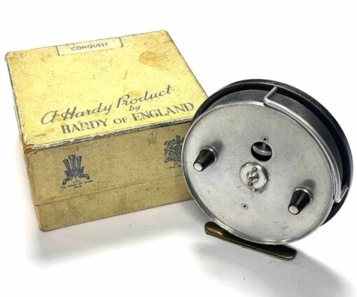   Hardy Conquest 4.5″ Trotting Vintage Reel With Box