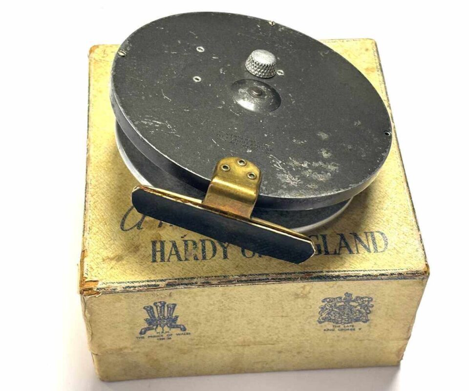   Hardy Conquest 4.5″ Trotting Vintage Reel With Box
