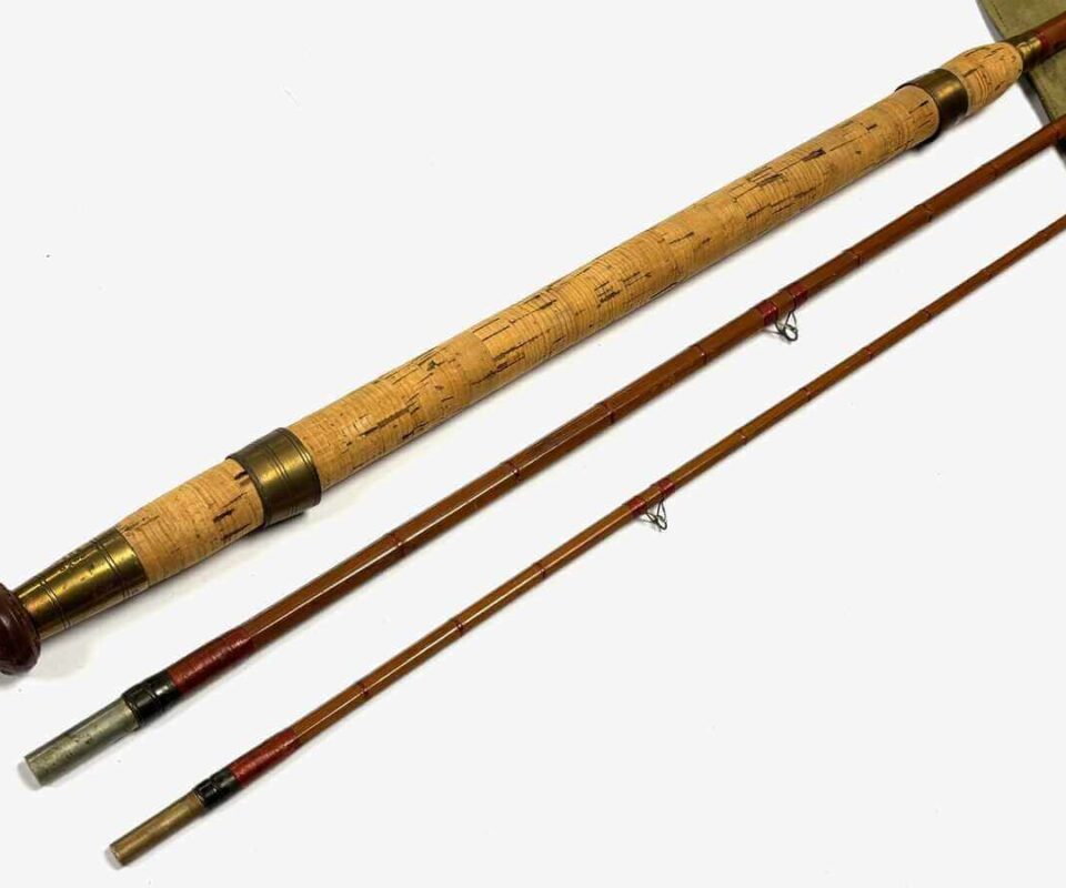   Hardy No 1 Wallis All Rounder 12' Whole Cane / Split Cane Rod 3 Piece With Bag