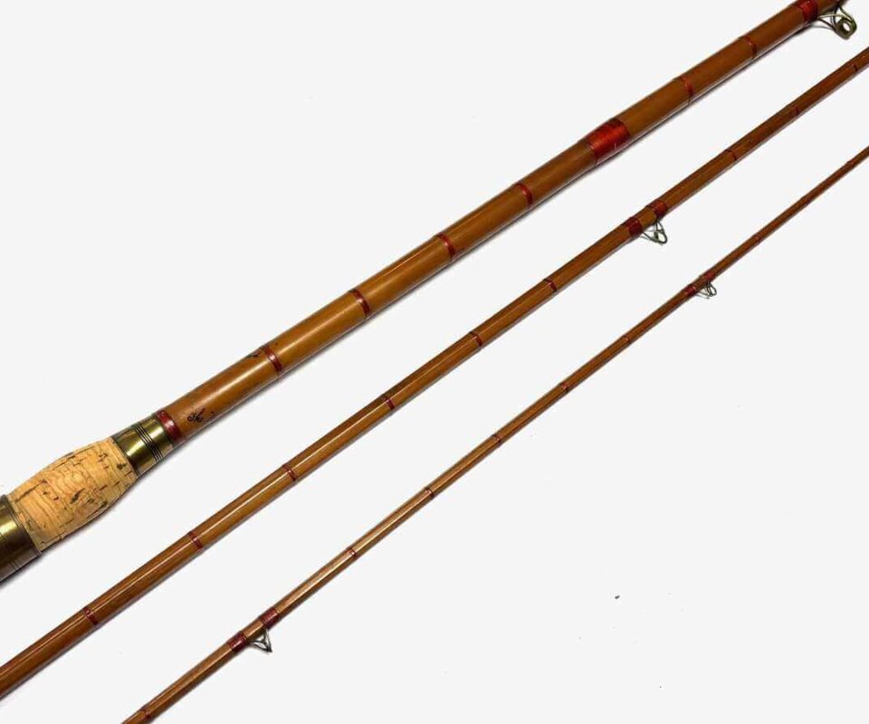   Hardy No 1 Wallis All Rounder 12' Whole Cane / Split Cane Rod 3 Piece With Bag