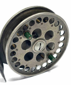   Harry Reynolds 4.75″ Early Centrepin Trotting Reel Green Handles