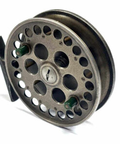   Harry Reynolds 4.75″ Early Centrepin Trotting Reel Green Handles