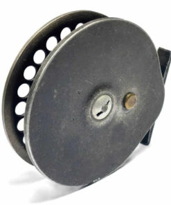   Harry Reynolds 4.75″ Early Centrepin Trotting Reel Green Handles