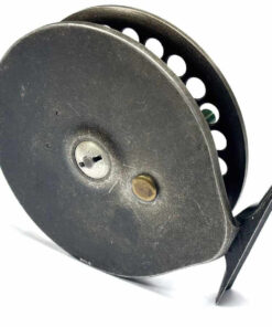   Harry Reynolds 4.75″ Early Centrepin Trotting Reel Green Handles