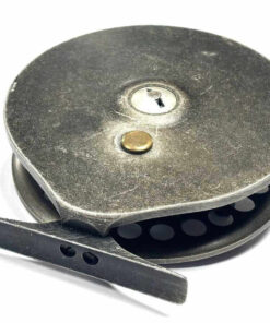   Harry Reynolds 4.75″ Early Centrepin Trotting Reel Green Handles