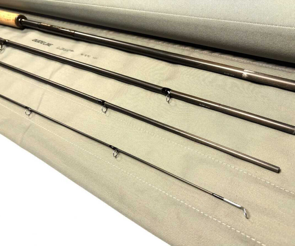   Guideline LPXe 14′ 4 Piece Carbon Salmon Fly Rod #9/10 With Bag & Cordura Tube Superb