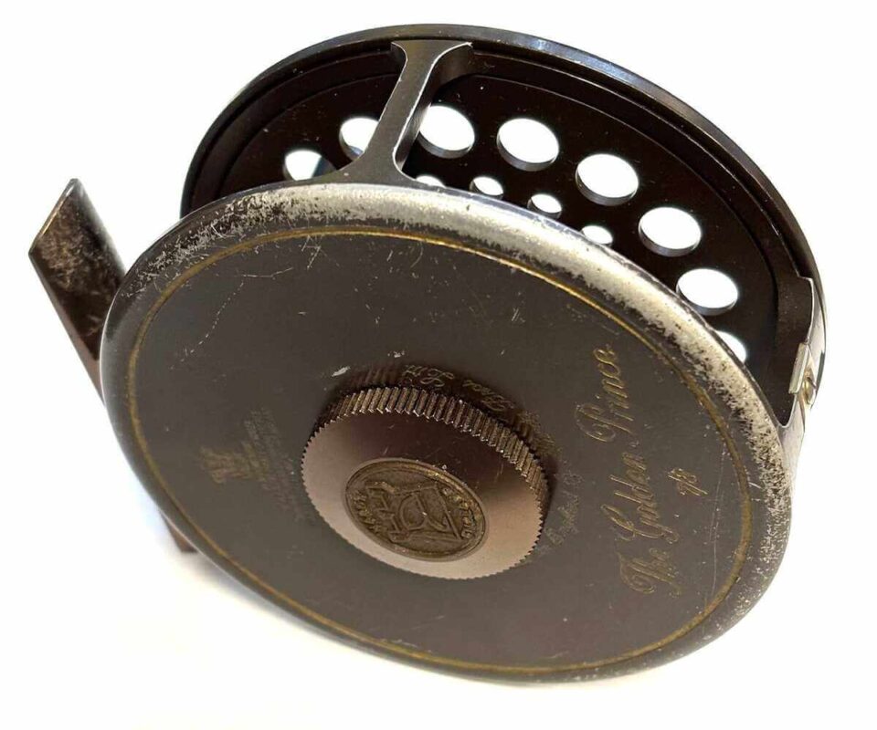   Hardy Golden Prince 7/8 Trout Fly Reel Plus Spare Spool & Hardy Zip Case