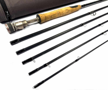   Greys G Tec 9′ 6 Piece Travel Fly Rod Line #5 With Bag & Tube