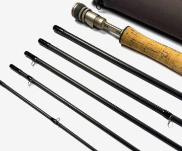   Greys G Tec 9′ 6 Piece Travel Fly Rod Line #5 With Bag & Tube