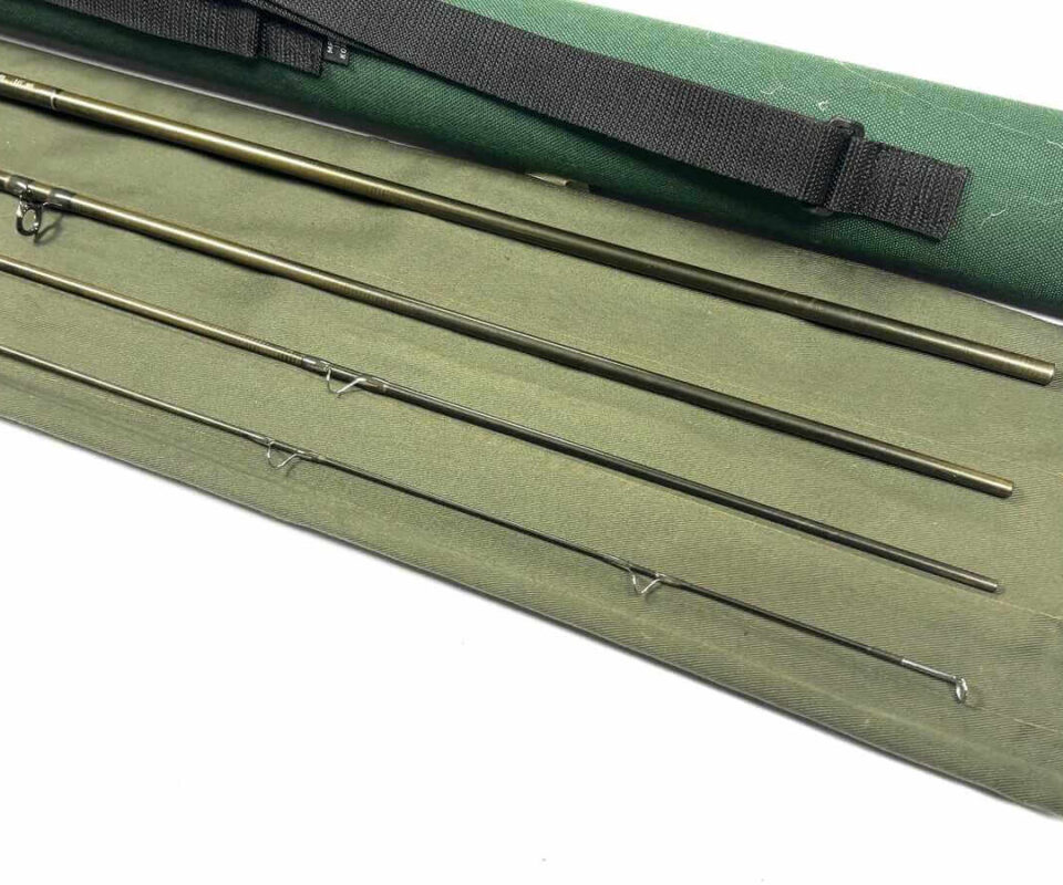   Hardy Demon 10′ Trout Rod 4 Piece Line #6 With Case In Super Condition