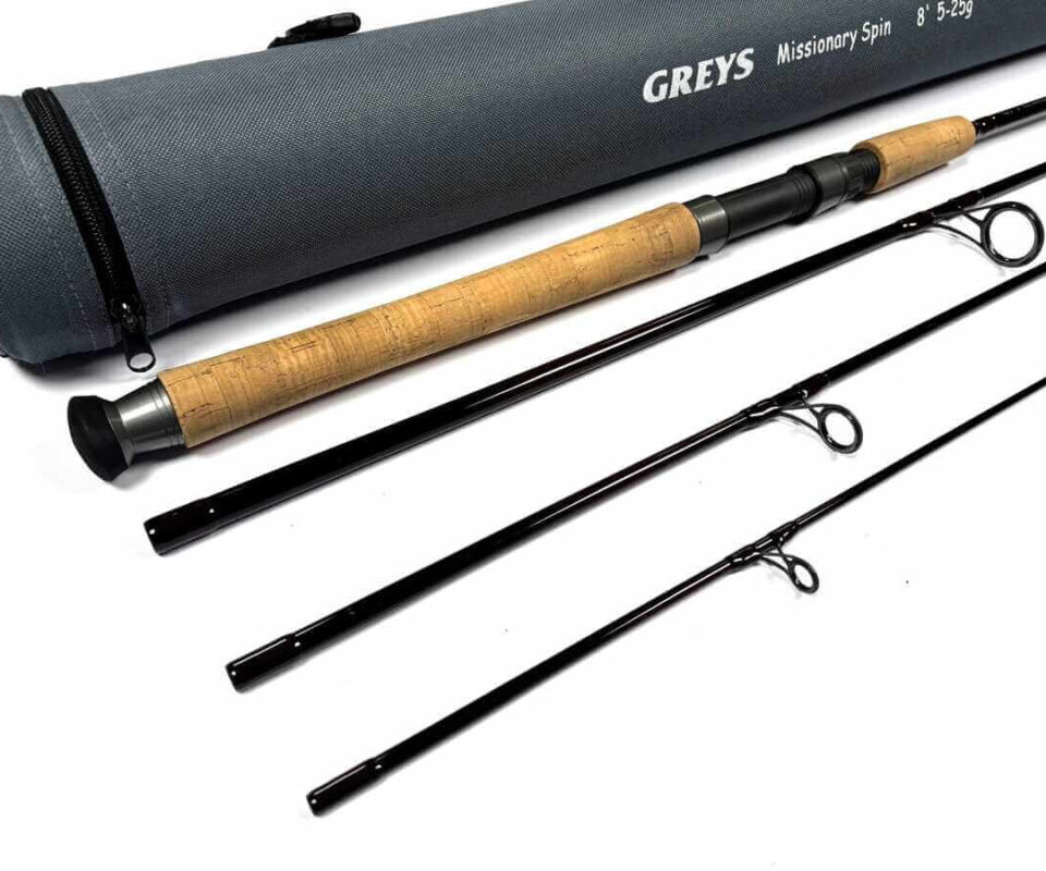   Greys of Alnwick Missionary 8′ Spin 5 – 25g Four Piece Spinning Rod With Bag & Case