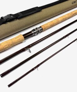   Greys Greyflex M2 15′ 4 Piece Carbon Salmon Fly Rod Line #10 With Tube Bag & Tube