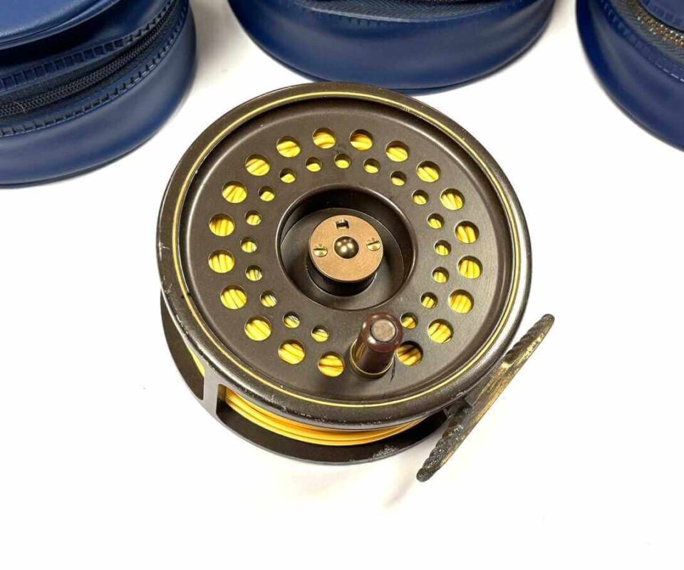   Hardy Golden Prince Salmon #11/12 With Spare Spools, Line & Cases