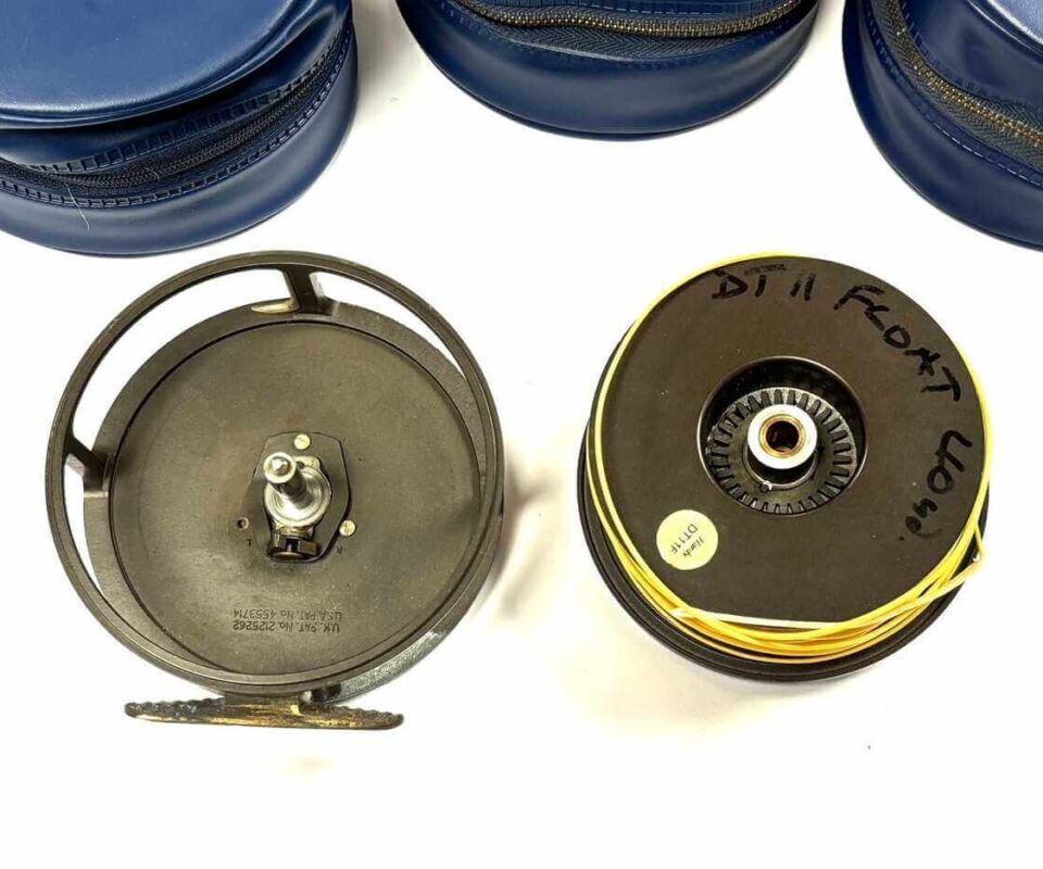   Hardy Golden Prince Salmon #11/12 With Spare Spools, Line & Cases