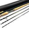 Hardy Zenith Sintrix 12′ 6″ 4 Piece Carbon Fly Rod #7 With Bag & Tube