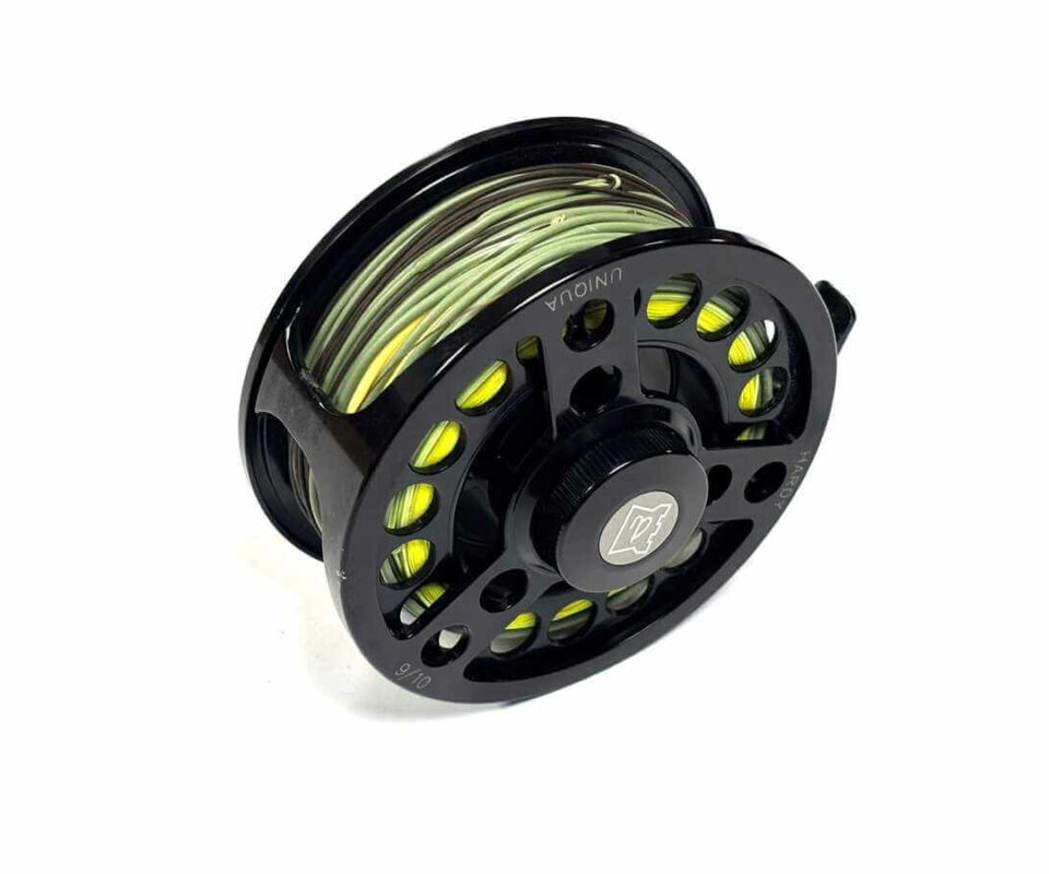  Hardy Uniqua 9/10 Salmon Fly Reel With Floating Line