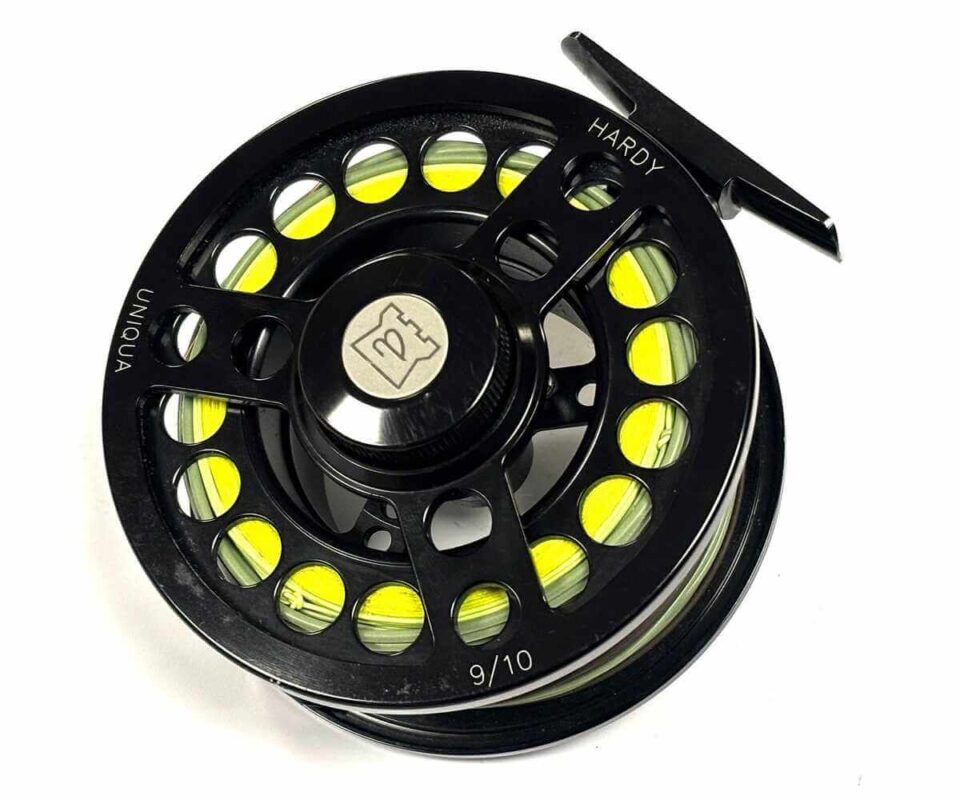   Hardy Uniqua 9/10 Salmon Fly Reel With Floating Line