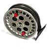 Harry Reynolds 5″ Early Centrepin Trotting Reel Red Handles