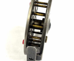   Harry Reynolds 5″ Early Centrepin Trotting Reel Red Handles