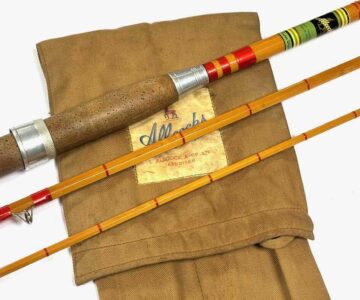   Allcocks Wizard Rod 11′ 3 Piece Whole Cane Butt Fine With Bag