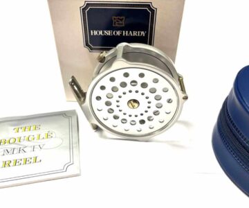   Hardy Bougle MK IV 3.5″ Trout Fly Reel With Case Unused Mint