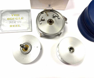   Hardy Bougle MK IV 3.5″ Trout Fly Reel With Case Unused Mint
