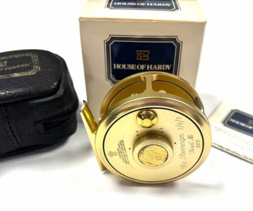   Hardy Sovereign 5/6/7 Gold 3″ Fly Reel Ltd Edition #862 Excellent Condition