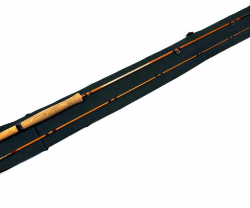   J Weaver & Sons ITCHEN 6' Two Piece Cane Trout Rod Line #3/4 With Bag RARE