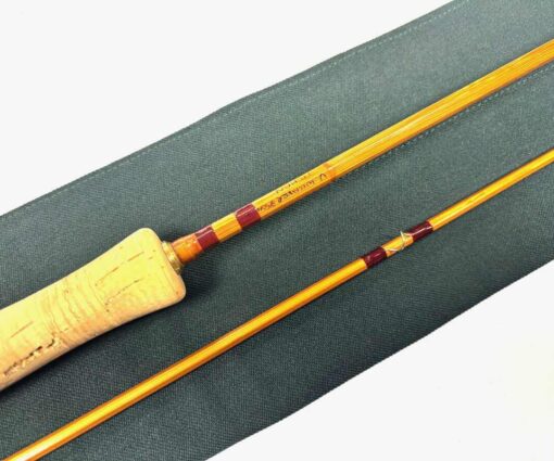   J Weaver & Sons ITCHEN 6' Two Piece Cane Trout Rod Line #3/4 With Bag RARE