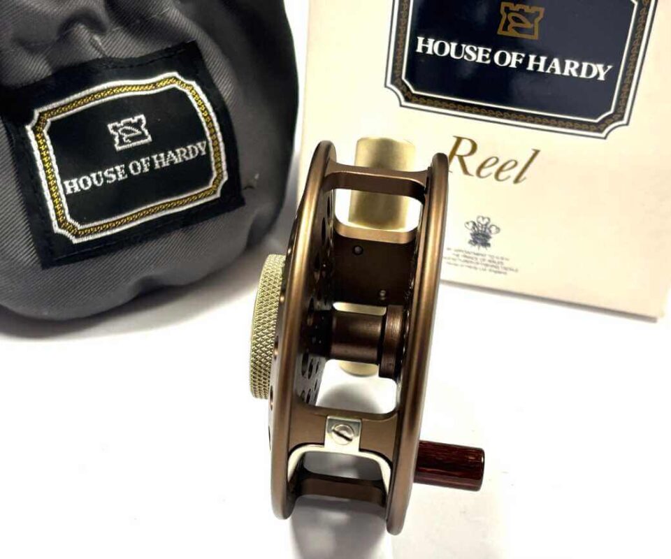   Hardy JLH Golden Ultralite #5 Trout Fly Reel Mint WIth Bag & Box
