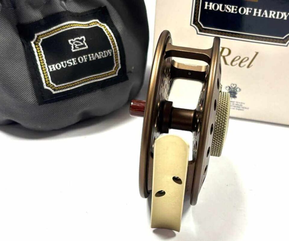   Hardy JLH Golden Ultralite #5 Trout Fly Reel Mint WIth Bag & Box