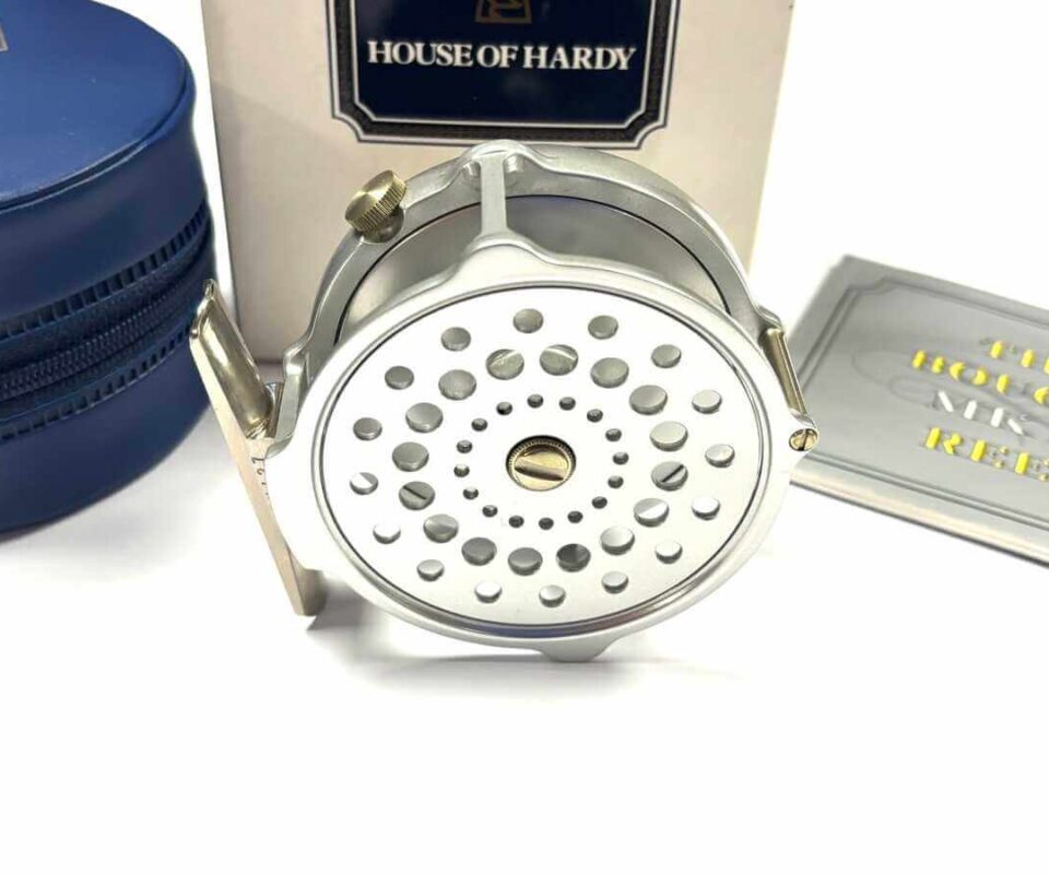   Hardy Bougle MK IV 3″ Trout Fly Reel With Case Unused Mint