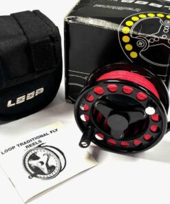   Traditional LOOP Sweden 3W 4.25" Fly Reel With Pouch Box