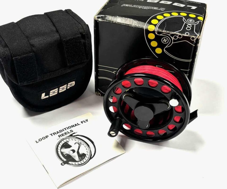   Traditional LOOP Sweden 3W 4.25" Fly Reel With Pouch Box