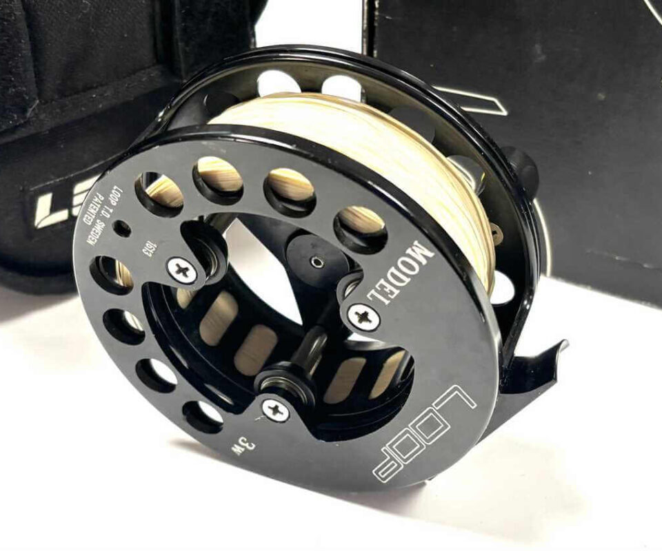  Traditional LOOP Sweden 3W 4.25″ Fly Reel With Pouch Box