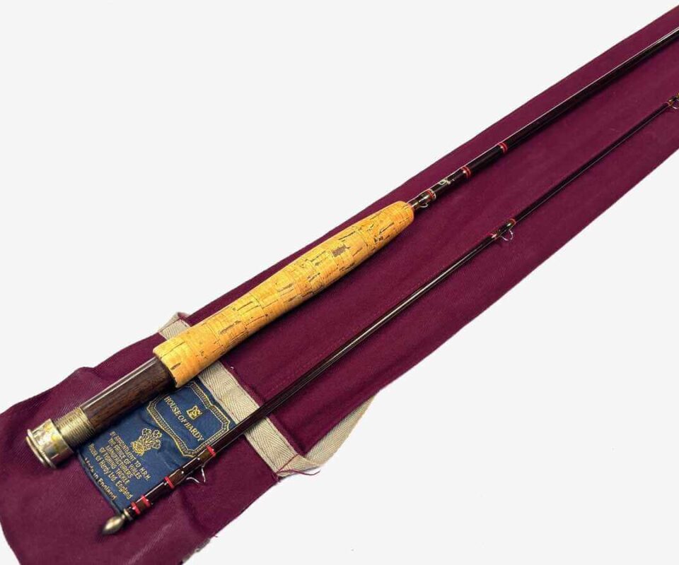   Hardy Sovereign 9′ 2 Piece Carbon Trout Fly Rod Line #6/7 With Bag Fine