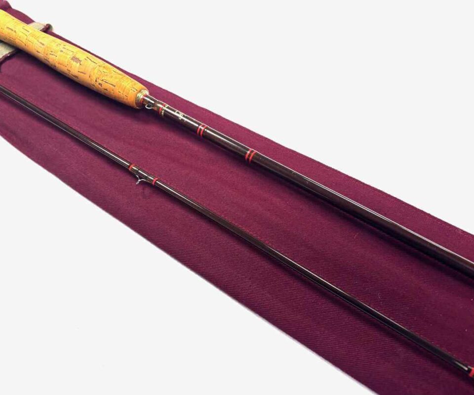  Hardy Sovereign 9′ 2 Piece Carbon Trout Fly Rod Line #6/7 With Bag Fine