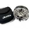 Okuma Sheffield 4.5″ Centrepin Trotting Reel With Platinum Finish & Pouch