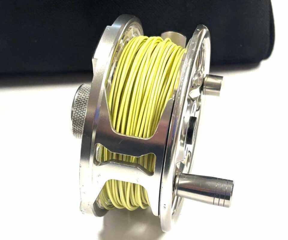   Hardy Demon 5000 Fly Reel With Two Spare Spools Rio Line & Padded Case